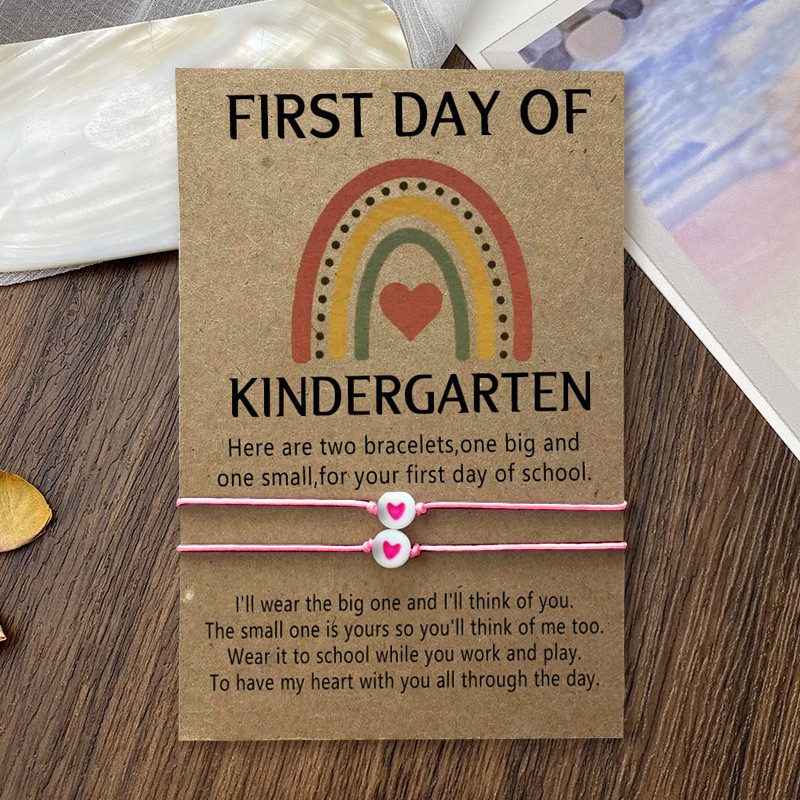  Erster Tag des Kindergartens Back to School Armband